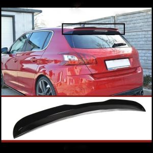 hátsó spoiler peugeot 308 t9 2013 2017 kupak spoiler zongora fekete abs műanyaghoz
