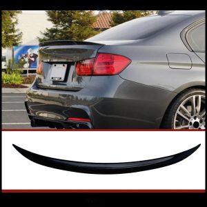 bmw 3 as széria f30 f80 2012 2018 m performance style zongoralakk fekete abs műanyag hátsó spoiler