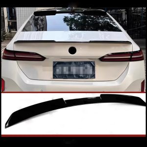 hátsó spoiler bmw 5 ös szériához g60 g68 2024+ m performance stílusban, zongoralakk fekete abs műanyag