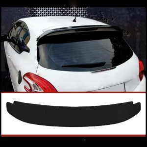Hátsó tetőspoiler Peugeot 208 Mk1 2012-2019 zongoralakk fekete ABS műanyaghoz