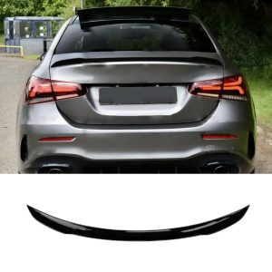 hátsó spoiler mercedes w177 sedan 2018+ a35 a45 amg stílusban zongoralakk fekete abs műanyaghoz
