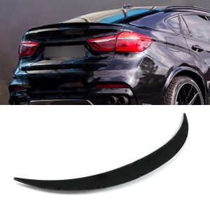 bmw x6 f16 2014 2019 es zongoralakk fekete abs műanyag hátsó lökhárító spoiler
