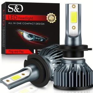 h7 v6 / c6 mini led fényszóró szett 24w 12v