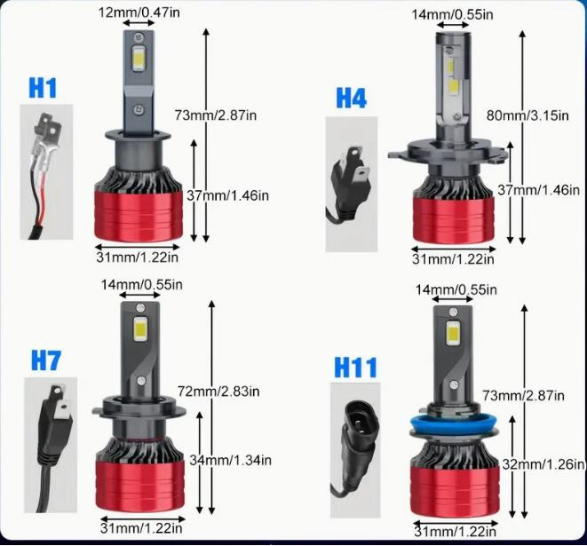 h11 m3 led fényszóró 30w canbus 12/24v