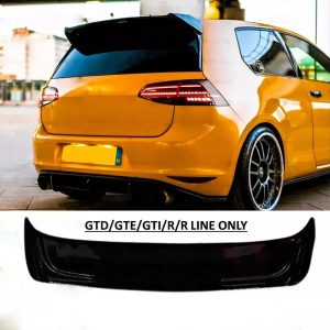 hátsó tetőspoiler vw golf 7 7,5 2012 2020 osir stílusú zongoralakk fekete abs műanyaghoz