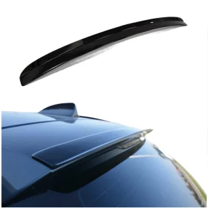 tetőspoiler bmw 5 ös szériához e61 2003 2010, zongoralakk fekete abs műanyag spoiler
