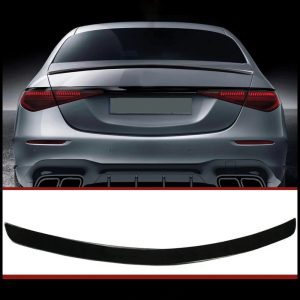 hátsó spoiler mercedes s osztály w223 2021 2024 s450l s500 s580 sedan 4 ajtós zongorafekete abs műanyaghoz