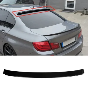 tetőspoiler bmw 5 ös szériához f10 2010 2016 520i, 535i, 528i (e60 nal nem kompatibilis) zongoralakk fekete abs műanyag