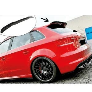 audi a3 8v 2012 2019 s3 zongora fekete abs műanyag hátsó lökhárító spoiler
