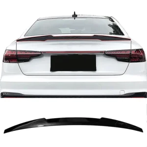 audi a4 b9 m4 style 2019 2021 zongoralakk fekete abs műanyag hátsó spoiler