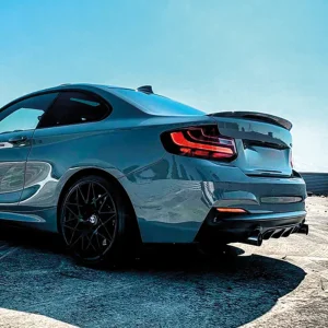 hátsó spoiler bmw 2 es sorozat f22 coupe 2014 2021 zongoralakk fekete abs műanyaghoz