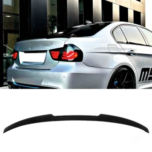 hátsó spoiler bmw 3 as szériához e90 m4 típus 2005 2012 318i 320i 320d 330i 335i 335d zongoralakk fekete abs műanyag