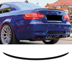 hátsó spoiler bmw 3 as szériás e92 coupé 2006 2013 m3 stílusú zongoralakk fekete abs műanyaghoz