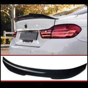 hátsó spoiler bmw 4 es széria f32 coupe 2014 2020 2 ajtós psm stílusú zongoralakk fekete abs műanyaghoz