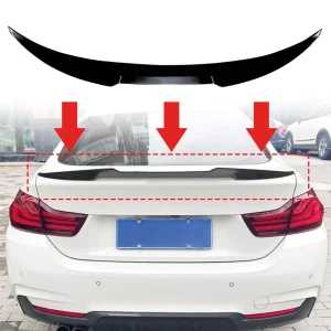 hátsó spoiler bmw 4 es szériához f36 m4 típus 2014 2020 zongorafekete abs műanyag