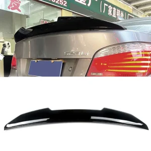 hátsó spoiler bmw e60 5 ös szériához psm 2004 2010 zongoralakk fekete abs műanyag