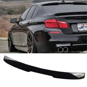 tetőspoiler bmw 5 ös szériához f10 m4 style 2010 2016 520i 535i 528i (e60 nal nem kompatibilis) zongoralakk fekete abs műanyag