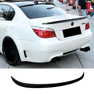bmw 5 ös széria e60 m performance style 2004 2010 520i 525i 530 zongoralakk fekete abs műanyag hátsó spoiler