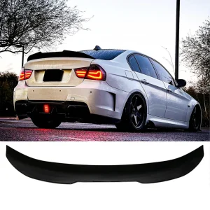 hátsó spoiler bmw e90 3 as szériához psm 2005 2012 zongoralakk fekete abs műanyag