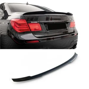 hátsó spoiler bmw f01 2009 2013 max cap stílusú csomagtartóhoz, zongoralakk fekete abs műanyag