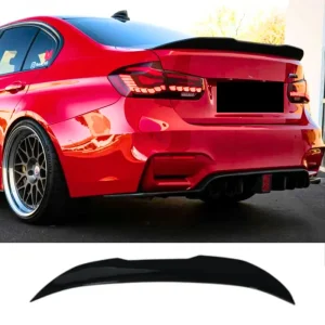 hátsó spoiler bmw f30 f80 3 as szériához psm 2012 2018 zongoralakk fekete abs műanyag