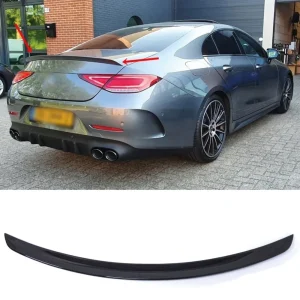 hátsó spoiler mercedes c257 cls 400 500 550 63 amg gt 2020 zongorafekete abs műanyaghoz