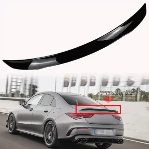 hátsó spoiler mercedes w118 cla cla45 c118 2019 2023 zongoralakk fekete abs műanyaghoz