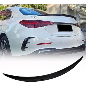 hátsó spoiler mercedes w206 2022+ c osztály c43 c63 zongoralakk fekete abs műanyaghoz