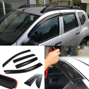 dacia duster 10 17 ablakvédő, 4 darabos esővédő, szélterelő