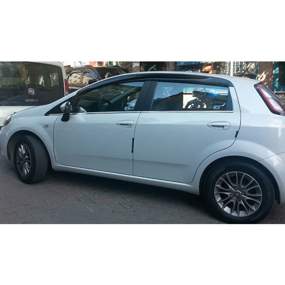 fiat punto grande evo 2006+ ablakemelő, 4 darabos esővédő, szélterelő