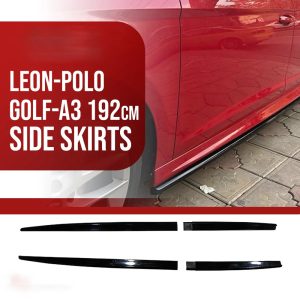 univerzális oldalsó szoknyák leon polo golf a3 modellhez, 192 cm es állítható mérettel, minden autóhoz