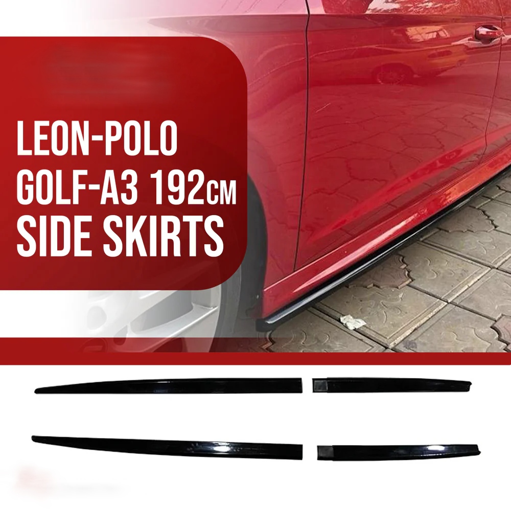 univerzális oldalsó szoknyák leon polo golf a3 modellhez, 192 cm es állítható mérettel, minden autóhoz