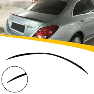 hátsó spoiler mercedes w205 c széria c63s 2015 2018 zongoralakk fekete abs műanyaghoz