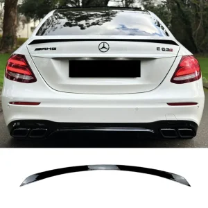 mercedes e széria w213 e63s 2016 2019 zongoralakk fekete abs műanyaghoz hátsó spoiler