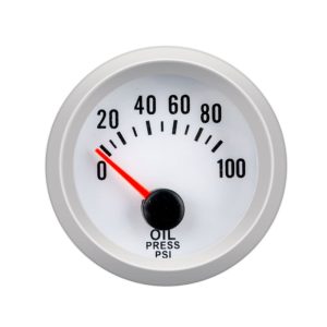 olajnyomás mérőóra fekete számlappal 12v 52mm