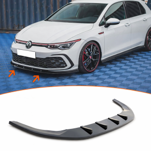 volkswagen golf 8 gti max v1 első lökhárító koptató fekete vákuum műanyag / 2020 +