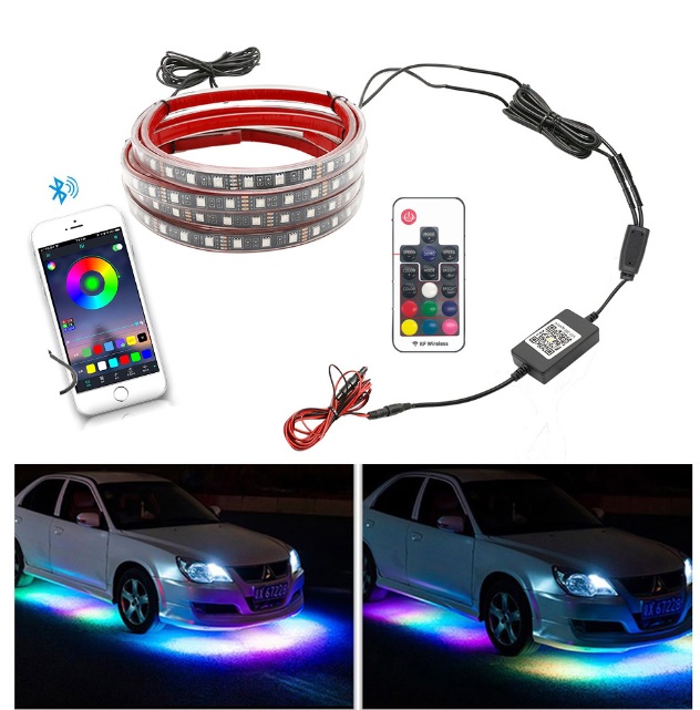Karosszéria led világítás távirányítóval